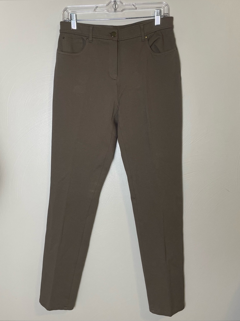 Chicos so slimming Pants Size 1 Tan Cokor